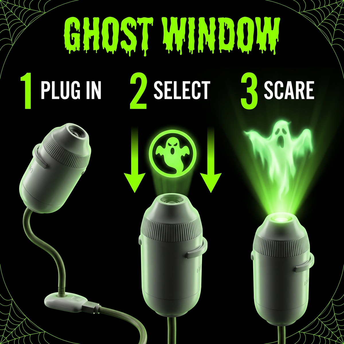 Ghost Window USB Projector